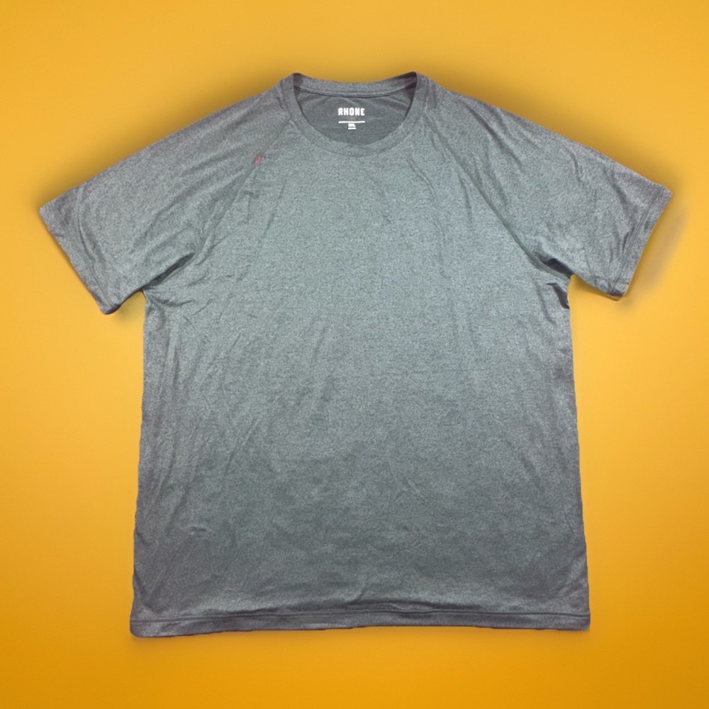Rhone Reign Performance Tee T Shirt Mens 2XL Gray Short Sleeve